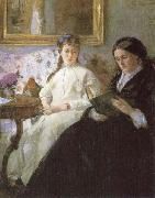 Berthe Morisot The mother and sister of the Artist Germany oil painting artist